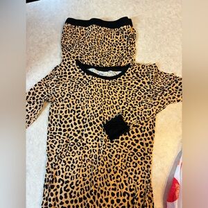 Little Sleepies Leopard Print Kids Pajama Set